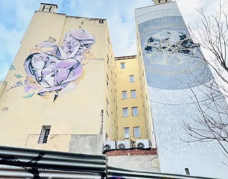 Mural "Dia-logo", Zepha – pintor en Zaragoza